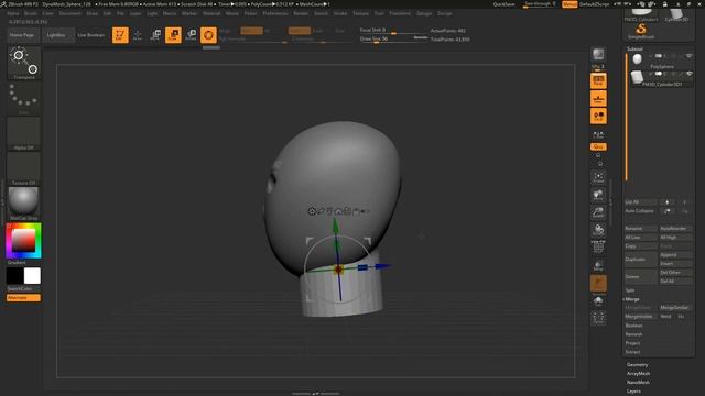 Основы 3D скульпинга ZBRUSH смотреть онлайн