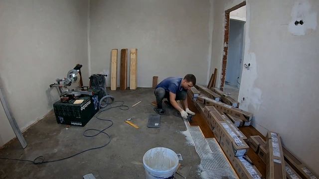 Укладка паркета своими руками на двухкомпонентный клей. смотреть онлайн