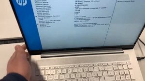 HP ENVY 17-cr0503na / cr0xxx -How To Enter Bios Settings & Boot Menu