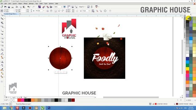 Coreldraw Tutorial | Food Logo Design Coreldraw || #Graphic House смотреть онлайн