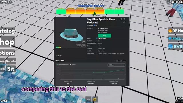 *NEW Sparkle Time Fedora Is FREE... (FREE UGC LIMITED) #freeugclimiteds #freerobux #roblox смотреть онлайн