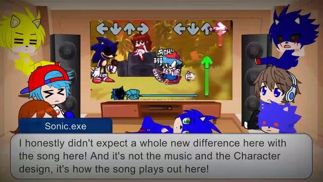 Fnf react to Sonic.exe 3.0 cancelled build mod part 2! (Gacha club) смотреть онлайн