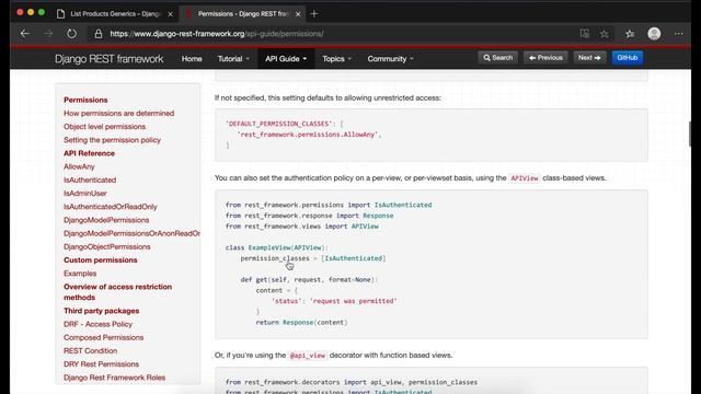 Authentications in Django Rest Framework смотреть онлайн