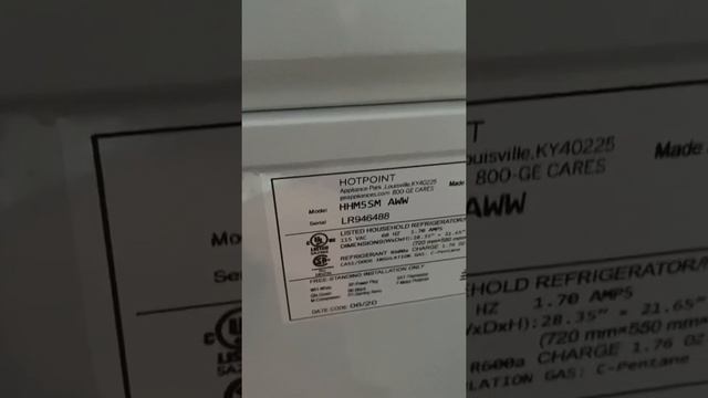 Hot point 5.1 Cu freezer chest $179 review смотреть онлайн