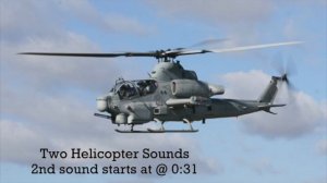 Звук боевого вертолёта / Шум лопастей вертолета / Звук вертолёта