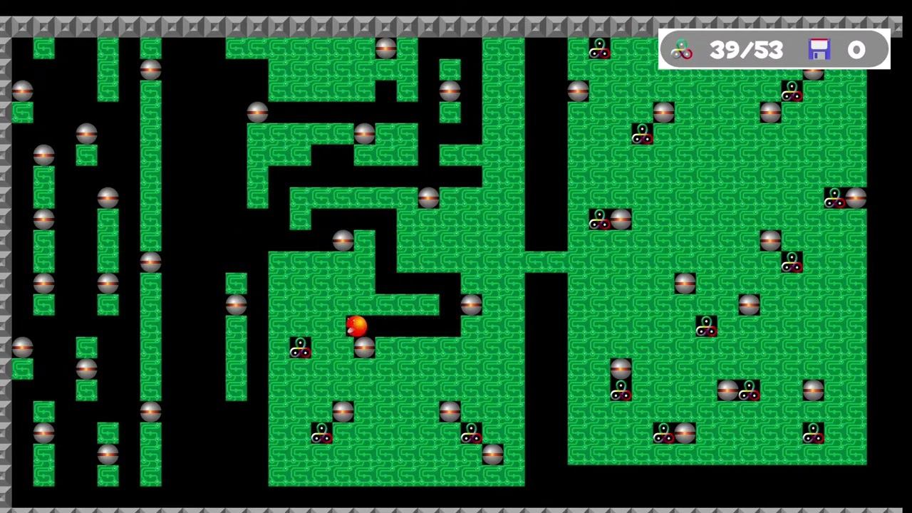 Supaplex (level 22): UP AND DOWN / Супаплекс (уровень 22)