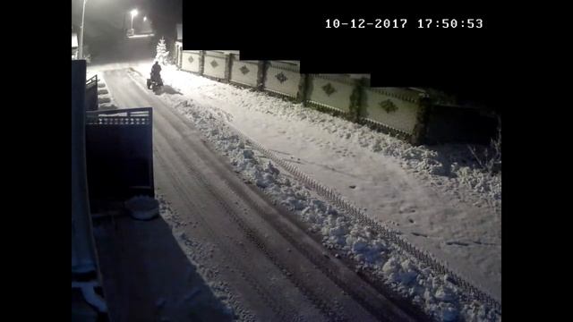 Чистка снега самодельным минитрактором смотреть онлайн