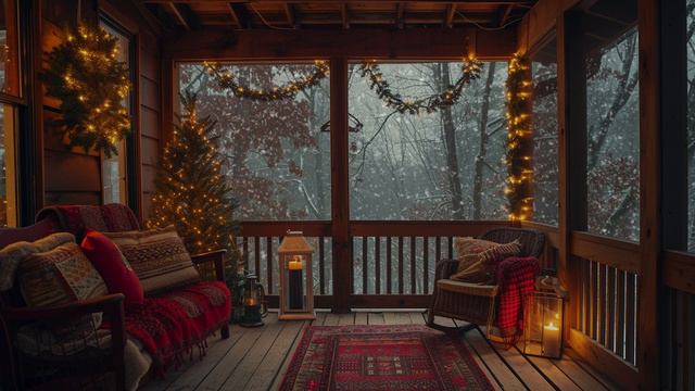 ❄ Beautiful Winter Snow Scene Relaxing Piano Music - Soothing Calming Sleep Meditation Study Music смотреть онлайн
