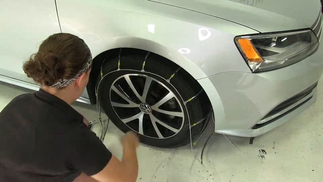 etrailer | Titan Cable Snow Tire Chain Installation - 2016 Volkswagen Jetta смотреть онлайн