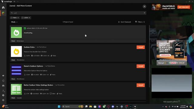 HOW TO GET MODS!! (Fabric and forge) смотреть онлайн