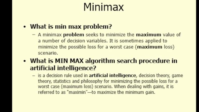 Min Max Algorithm in Game Theory (AI) смотреть онлайн