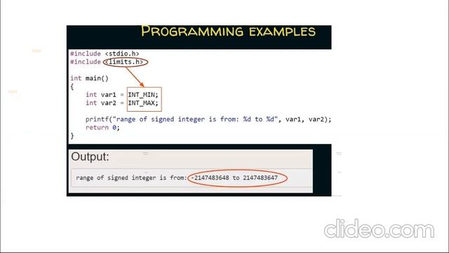Explaining in depth about modifiers (signed,unsined,short,long ) for integers - C Programming смотреть онлайн