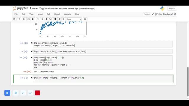 Linear Regression from Scratch | Linear Regression in Python | python code for Linear Regression смотреть онлайн