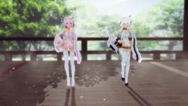 MMD Kimono - Yoiyoi Kokon (宵々古今) - Luka/Haku смотреть онлайн