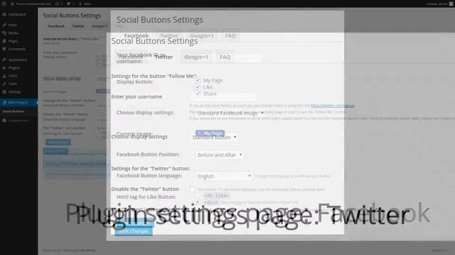 Social Buttons Pack by BestWebSoft WordPress Plugin - Brief Overview смотреть онлайн