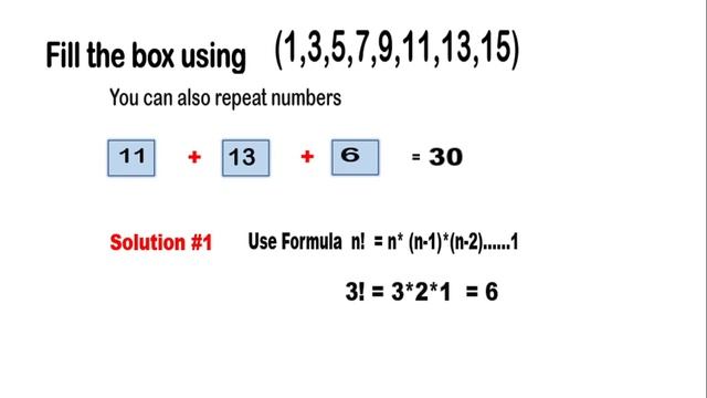 Can you solve the impossible sum puzzle ? Fill the box using 1,3,5,7,9,11,13,15 смотреть онлайн
