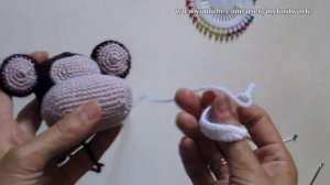 Вязание крючком. Игрушка Обезьяна. Crochet Monkey. Часть 5.