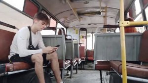 поездка на автобусе || паз 32054 || ( 40, K0, H0, L0 ) (2015 г.в) о814та174 маршрут 17