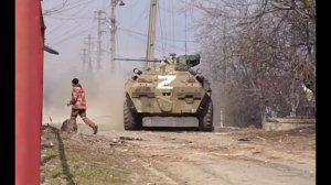 БТР-82А стрельба из 30-мм пушкой 2А72.