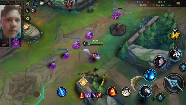 League of Legends WildRift🤪 Играю за Ари!? Проиграли из-за меня :( смотреть онлайн