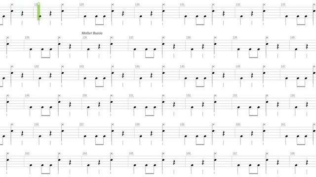 Dominion Mother Russia + Sisters Of Mercy + Drum only + Drum tab