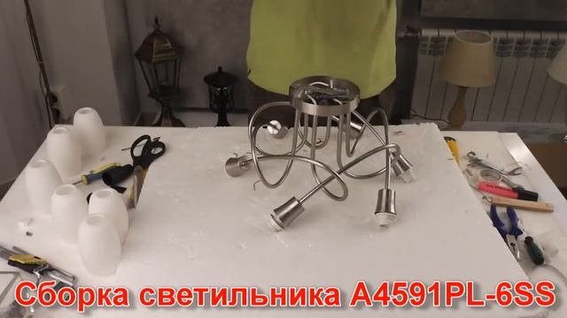 Накладная люстра ARTE Lamp A4591PL-6SS - видеообзор смотреть онлайн