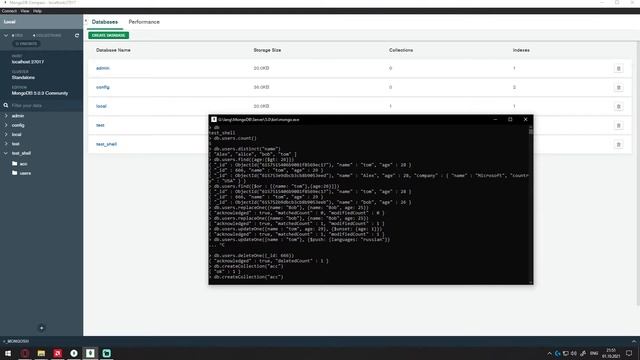 MongoDB управление коллекцией  | MongoDB уроки для начинающих