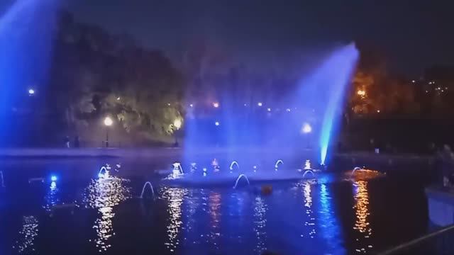 Хабаровск. Нижний пруд с фонтанами