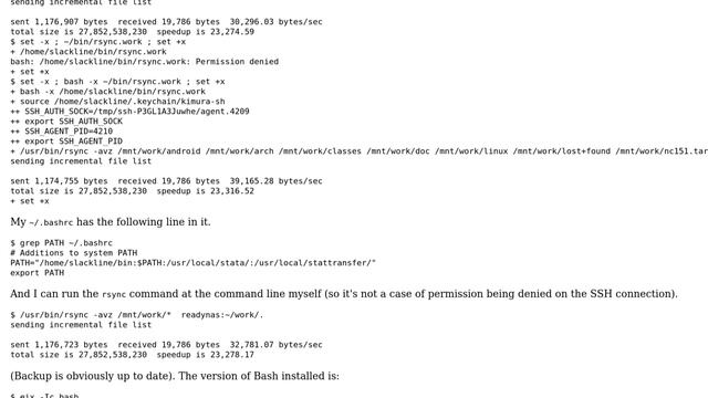 Unix & Linux: permission denied on scripts in ~/bin смотреть онлайн