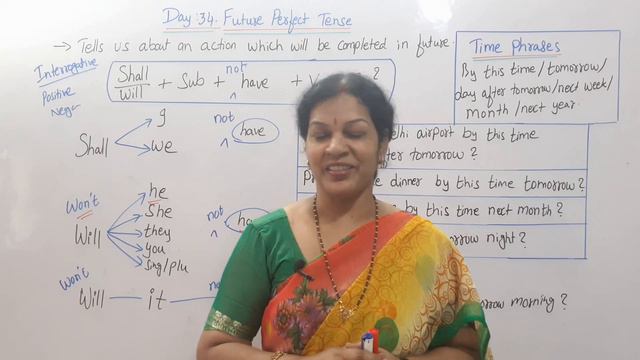 "Future Perfect Tense - Interrogative Sentences With Exercise & Quiz" - 45 Days Spoken English смотреть онлайн