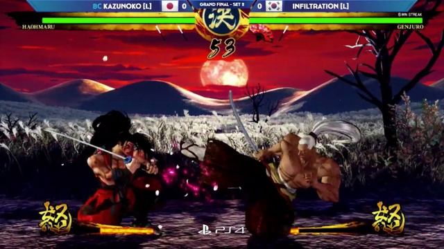Samurai Shodown Evo 2019 Grand Finals (Infiltration VS Kazunoko) смотреть онлайн