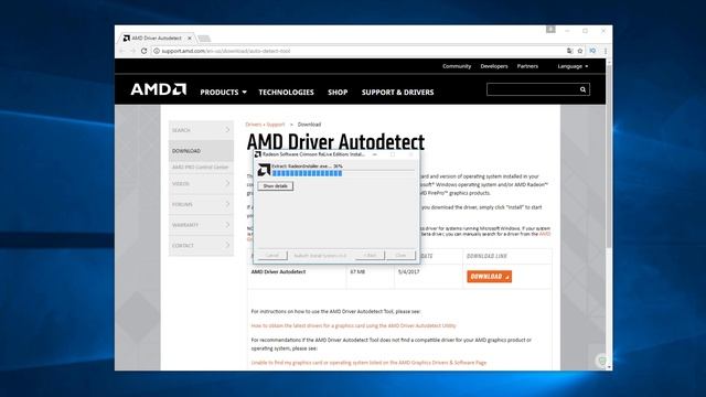 Как установить драйвера ATI Radeon автоматический?! 2017 смотреть онлайн