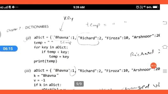 Dictionary in python Important Notes :2 Class xi IP смотреть онлайн
