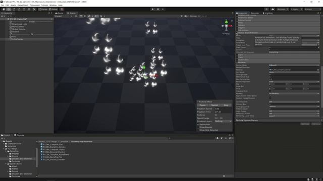 Fire VFX, small flames and smoke particles and shader graph in Unity - part 2 смотреть онлайн