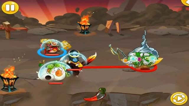 Angry Birds Epic Bouclier magique 2 / magic shield 2 solution 3 étoiles смотреть онлайн