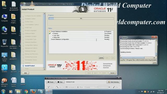 Professional way to install Oracle Database 11g R2 on windows смотреть онлайн
