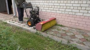 Щетка на снегоочистителе часть 3