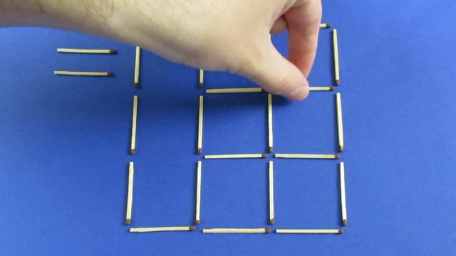 Головоломки со спичками 166. Удалите 6 спичек, чтобы получить 3 квадрата смотреть онлайн