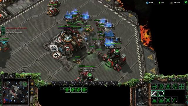 TVT Cheese Reaper into bc mech Terran VS Terran Starcraft 2 cheese build смотреть онлайн
