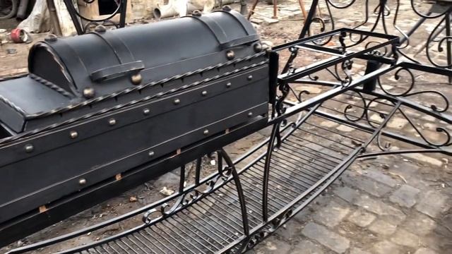 Barbecue With A Canopy (part 2) Мангал с навесом (Часть 2) Ручная работа. 16.04.2021