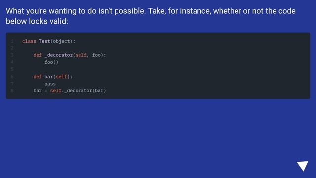 Python decorators in classes смотреть онлайн