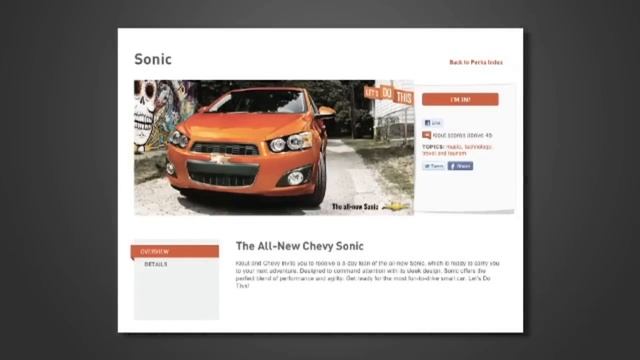 Introducing Chevy Sonic 2012 to Klout смотреть онлайн
