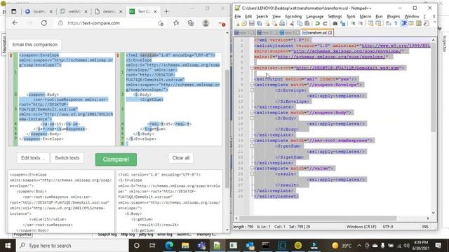 XSLT transformation using SoftwareAG WebMethods API Gateway 10.x смотреть онлайн