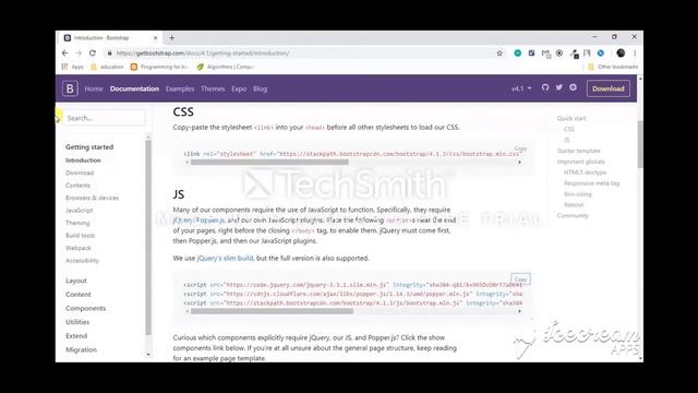 How to Create responsive Navbar from Bootstrap 4 смотреть онлайн