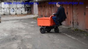 Электрическая тележка на аккумуляторах.
