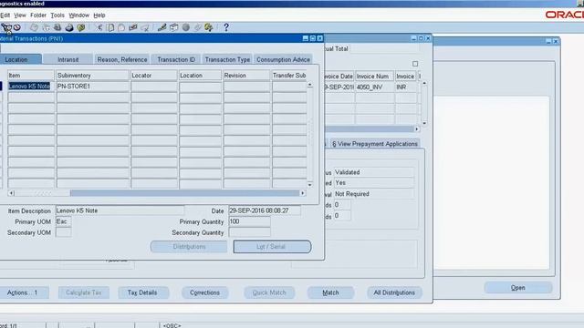 P2P full cycle with accounting impact in Oracle R12.1.3 смотреть онлайн