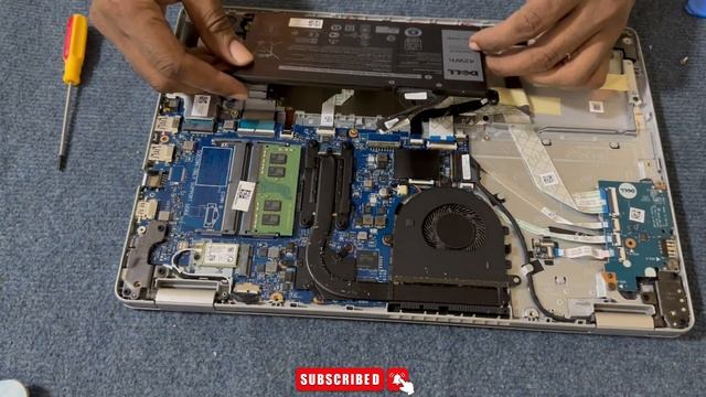 How To Replace Battery In Dell Inspiron 5593 Laptop | Dell P90F | Battery Change | Disassembly