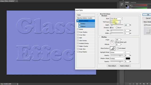Text Effect : How to Create Glass Text Effect in Photoshop CC смотреть онлайн