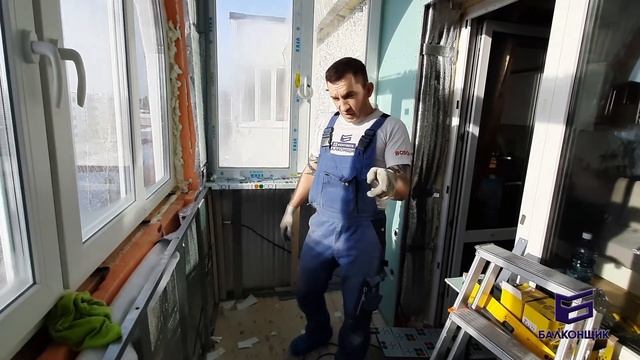 Балкон под ключ / утепление и отделка смотреть онлайн