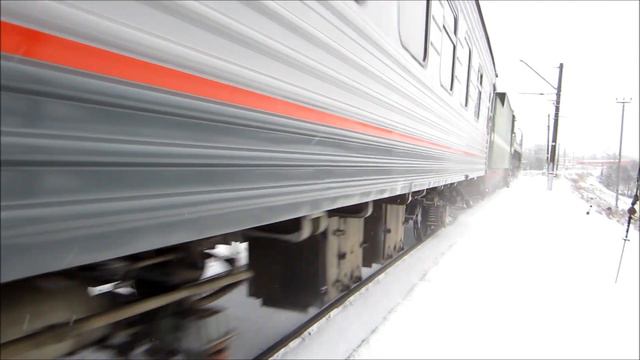 Рождественский паровоз П36-0120 в Хотьково смотреть онлайн